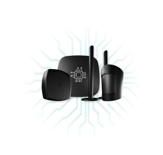 Illustration d'un système d'alarme filaire